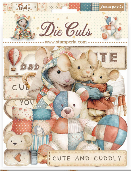 Stamperia - Die Cut Chippies - Baby - DFLC123