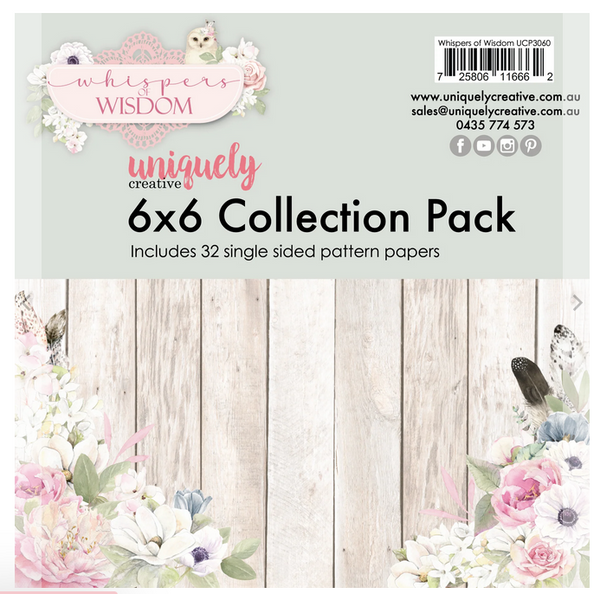 Uniquely Creative - Collection Pack 6x6 - Whispers Of Wisdom - UCP3060