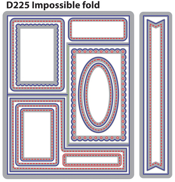 Dare 2B Artzy - Impossible Fold Die - D225