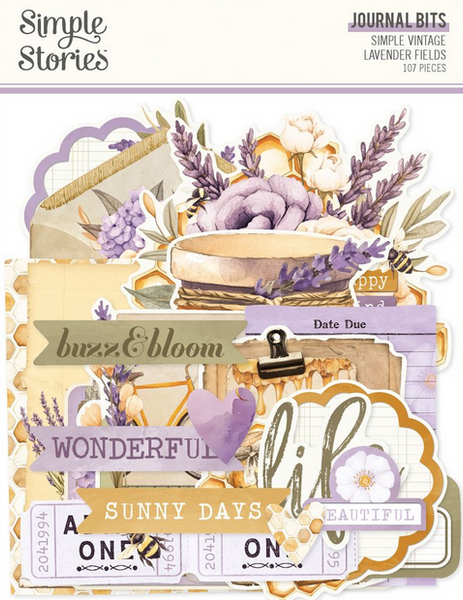 Simple Stories - Bits & Pieces - Simple Vintage Lavender Fields - 26428