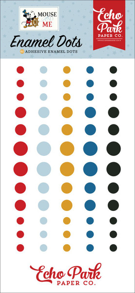 Echo Park - Adhesive Enamel Dots - Mouse And Me - MAM487028