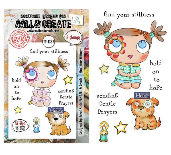 AALL & Create - A7 Photopolymer Clear Stamp Set - Find Your Stillness -TP-1357