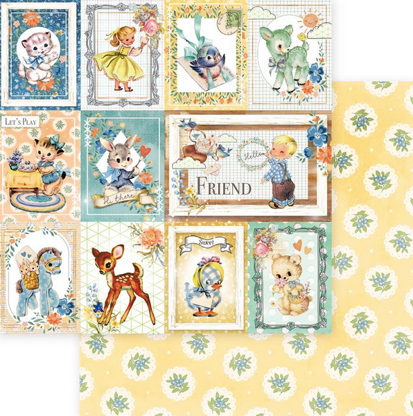 Memory Place - Double-Sided Cardstock 12"X12" - My Deer Friend II - Deerist Friend - MP-61791