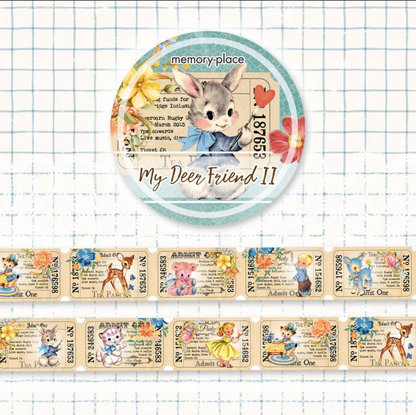 Memory Place Collection - Washi Tape 15mmX5m - My Deer Friend II - MP-61800MP-61800