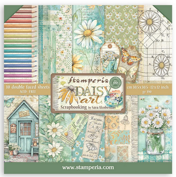 Stamperia - Collection Pack 12x12 - Daisy Art - SBBL182