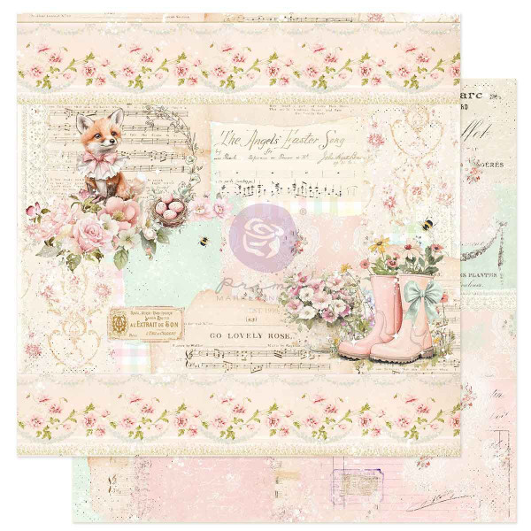 Prima - Double-Sided Cardstock 12"X12" - Frank Garcia Sweet Spring - Spring Melody