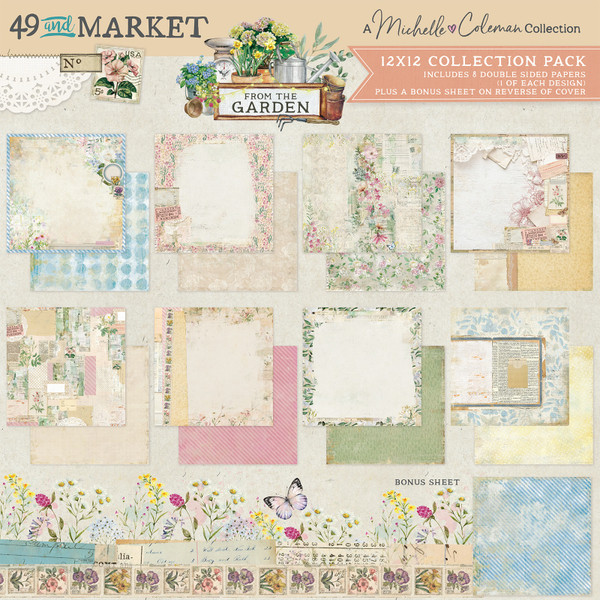 49 And Market - Collection Pack 12"X12" - From the Garden - FTG-35285