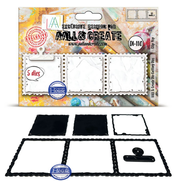 AALL & Create - Die-Cutting Die Set - Clip Pop - DI-110