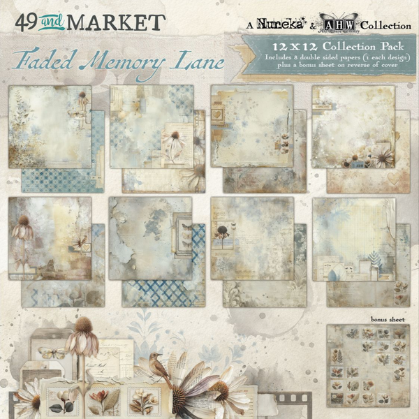 49 And Market - Collection Pack 12"X12" - Faded Memory Lane - FML-35506