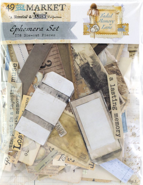 49 And Market - Ephemera Set- Faded Memory Lane - FML-35698