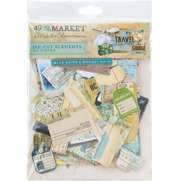 49 And Market - Die-Cut Elements - Travel Diaries - MTD-35926