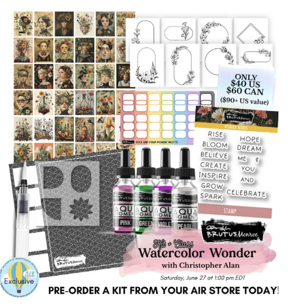 Brutus Monroe - AIR Exclusive - Watercolor Wonder Class Kit