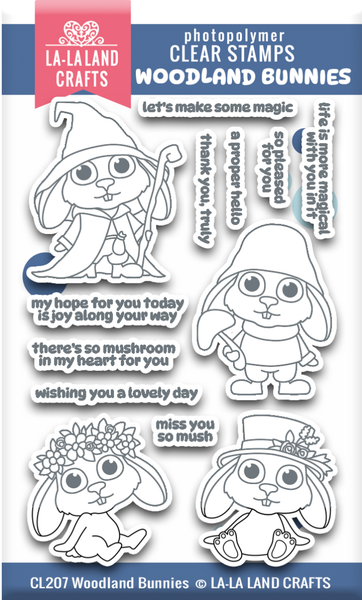 La La Land - Stamp Set  - Woodland Bunnies - CL207
