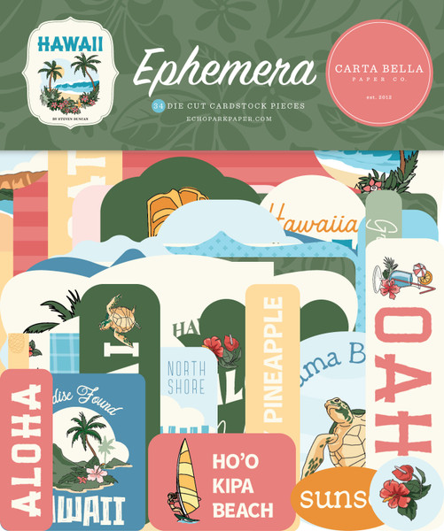 Carta Bella - Ephemera - Hawaii - CBHI507024