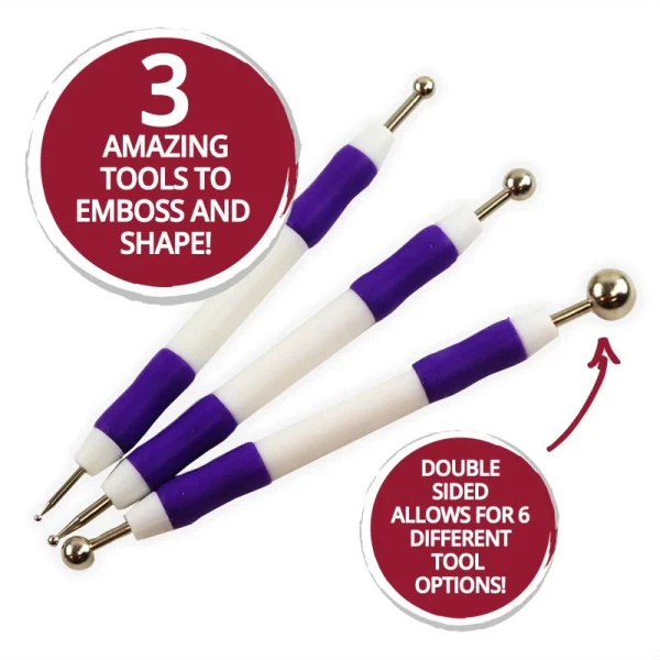 Hunkydory Crafts Premier Craft Tools - Embossing and Shaping Tool Set