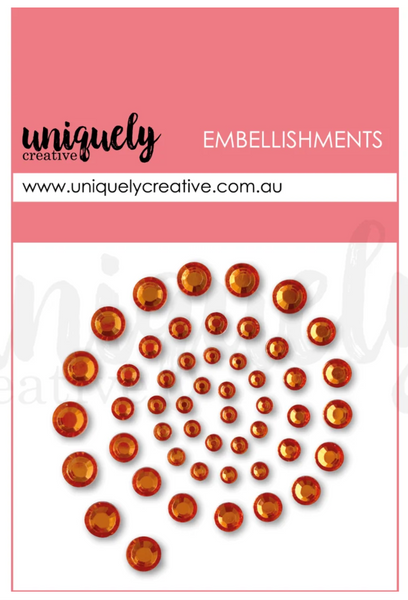 Uniquely Creative - Rhinestones - Peach