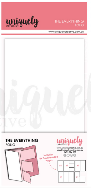 Uniquely Creative - The Everything Folio- White - UCE2148