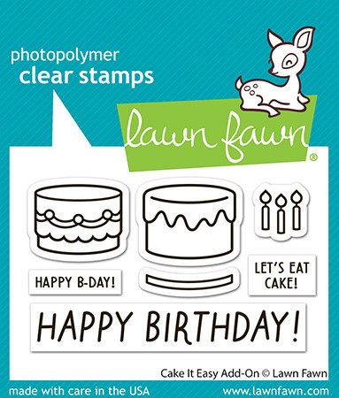 Lawn Fawn Clear Stamps - Cake It Easy Add-On - LF3773