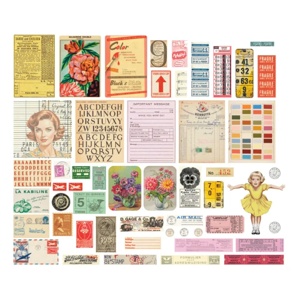 Spellbinders Esther Glas - Book 10 Cardstock Die Cuts - SCSE-054