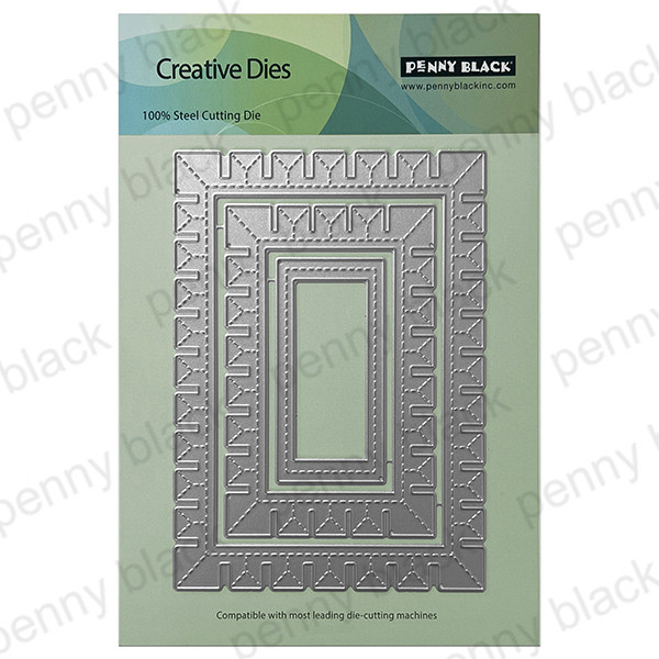 Penny Black - Metal Die - CASTELLATION FRAME - 52-035