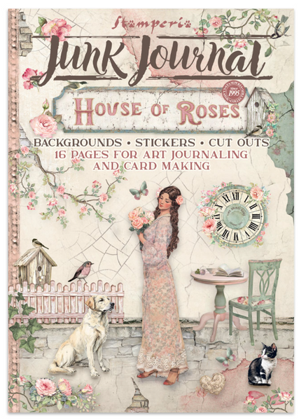 Stamperia - Printed Art Junk Journal - House Of Roses - SBJK19