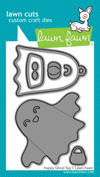 Lawn Fawn - Die - Happy Ghost Tag - LF4208