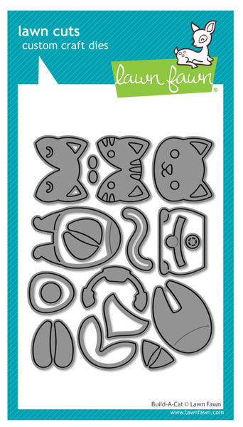 Lawn Fawn - Die Set - Build-A-Cat - LF4206