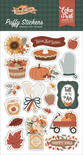Echo Park - Puffy Stickers - Feels Like Fall  - FLF514066