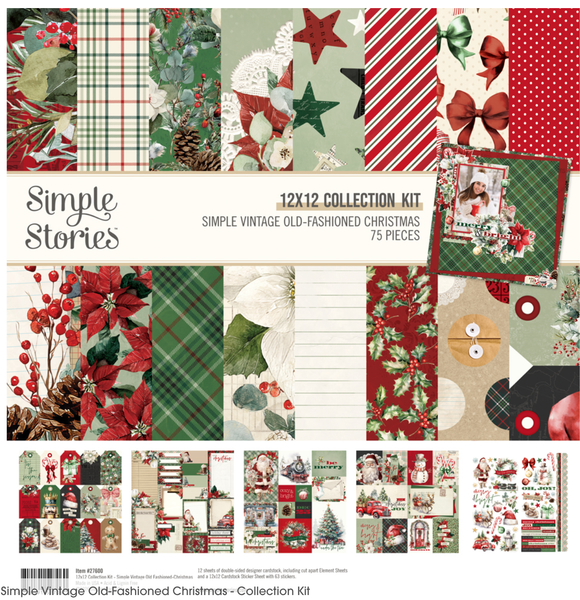Simple Stories - Collection Kit 12"X12" - Mistletoe & Holly - 27700