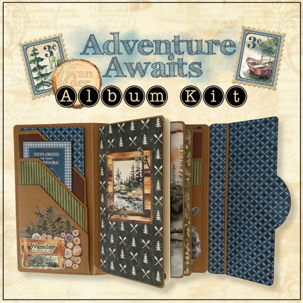 Graphic 45 - Adventure Awaits Album Kit -  4503321