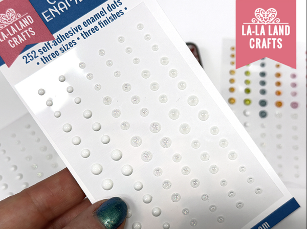 La La Land - Color Me Enamel Dots 252/Pkg - ED001