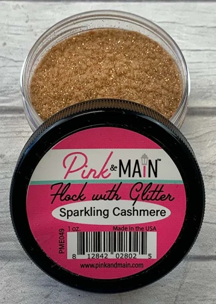Pink & Main - Flock w/Glitter - Sparkling Cashmere  - PME049