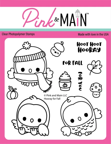 Pink & Main - Stamp Set - Hooray For Fall - PMO896