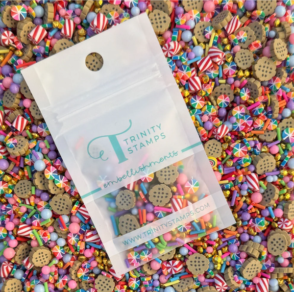 Trinity Stamps - Clay Embellishments - Sugar Smash  -