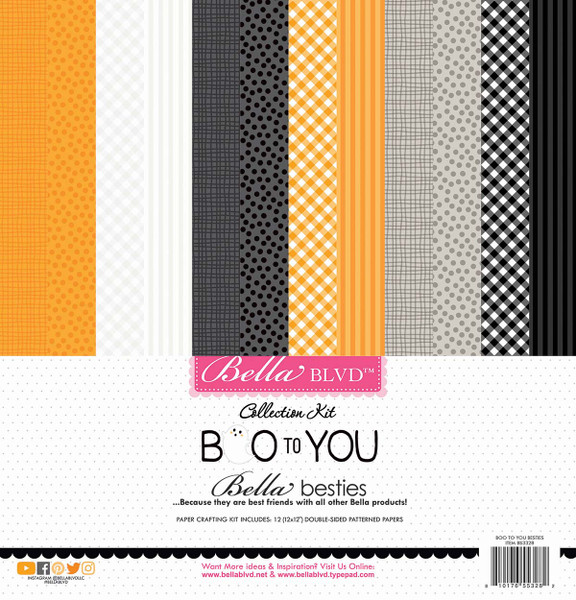 Bella Blvd - Bella Besties Paper Pack 12x12 - Boo to You - BB3328