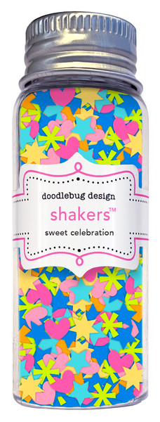 Doodlebug - Shakers - Cupcakes & Candles - Sweet Celebration - 9136