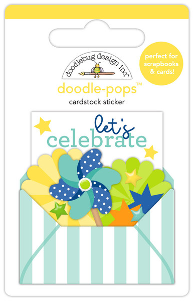 Doodlebug - Balloons & Banners - Doodle Pops - Let's Celebrate - 9182