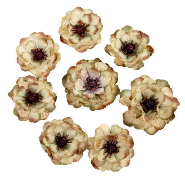 Prima Marketing - Paper Flowers 8/Pkg - Made of Magic - Enchanted Grove - 685041