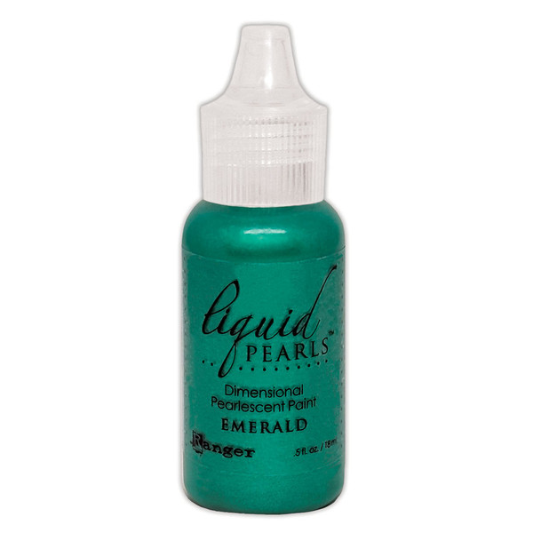 Ranger Liquid Pearls Dimensional Pearlescent Paint .5oz - Emerald