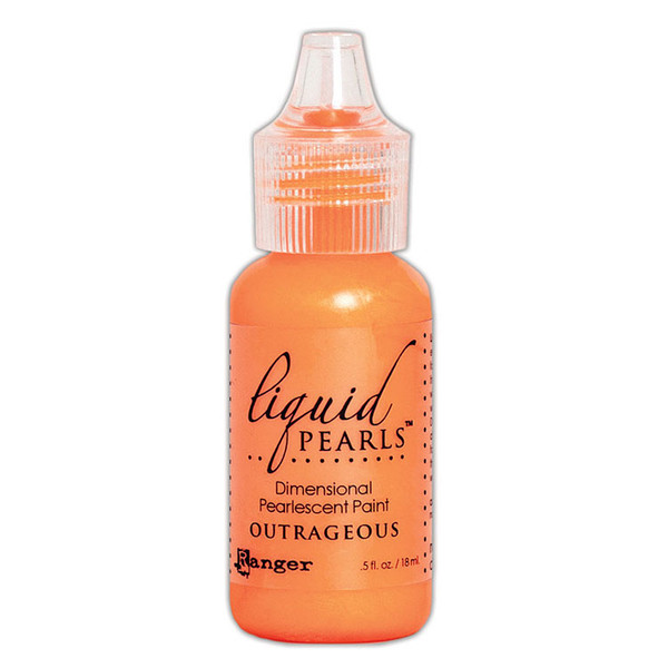 Ranger Liquid Pearls Dimensional Pearlescent Paint .5oz - Outrageous