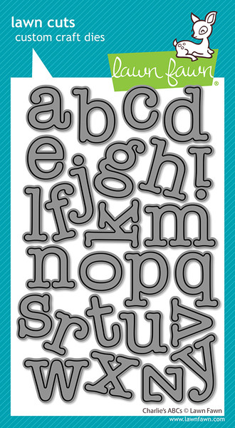 Lawn Fawn - Fawn Cuts Custom Craft Die - Charlie's ABC's - LF4273