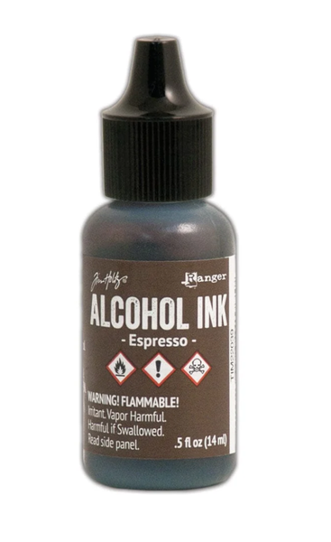 Tim Holtz Ranger Alcohol Ink .05oz - Espresso - TIM22039
