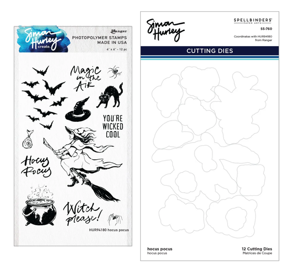 Spellbinders - Stamp & Die Bundle - Hocus Pocus - BD-1120