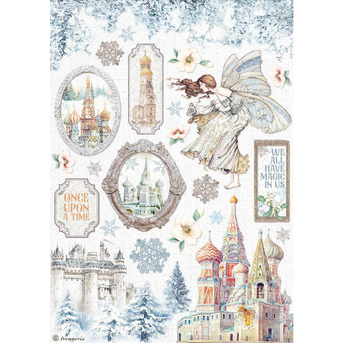 Stamperia - Decoupage Rice Paper A4 8.26x11.69 - Winter Tales