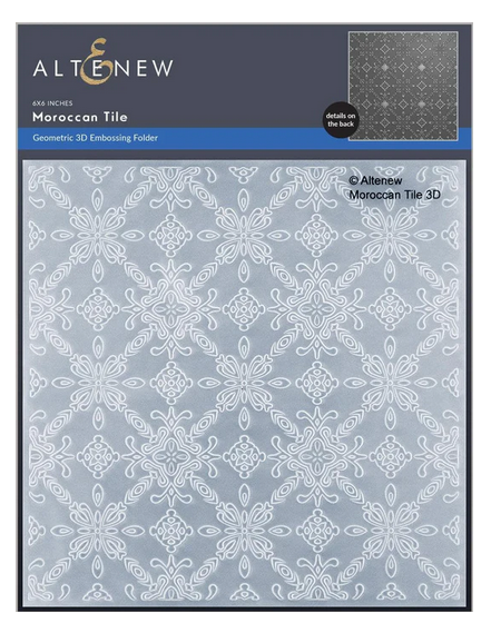 Altenew - 3D Embossing Folder - Moroccan Tile (ALT7879)