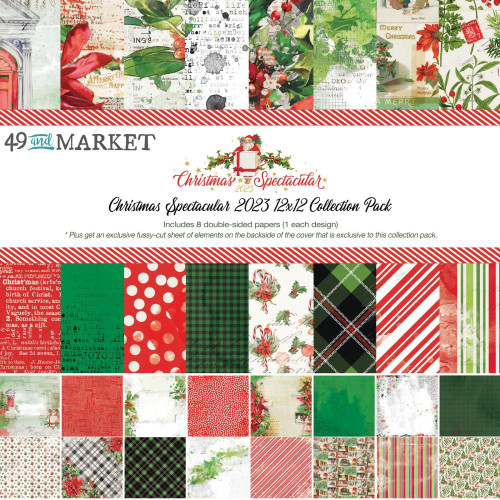 Retro Christmas Scrapbook Paper - Design Cuts