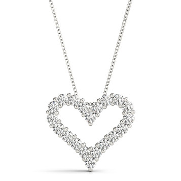 Heart Pendant with LabGrown Diamonds 14k gold Heart Pendant with LabGrown Diamonds 14k gold