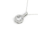 Halo pendant with Lab-Grown Diamond 14k gold