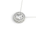 Circle of love Halo Pendant with Lab-Grown Diamond 14k gold