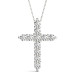 11-Stone Cross Lab-Grown Diamond Pendant 14k Gold 11-Stone Cross Lab-Grown Diamond Pendant 14k Gold